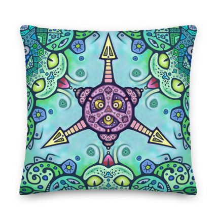 Premium Pillow - The Cat Star Portal