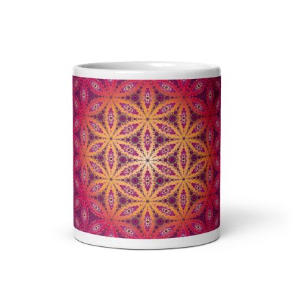 White glossy mug - Bombay Sax